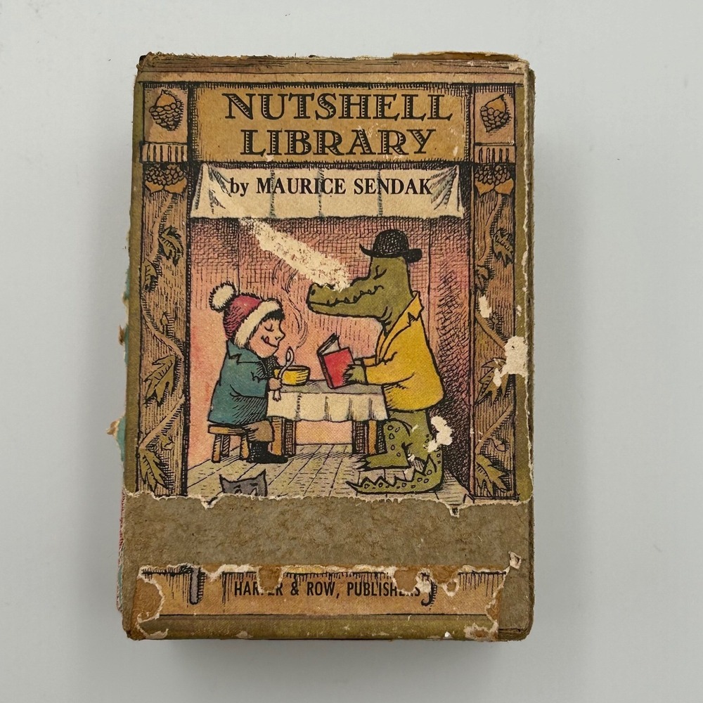 Vintage 1962 Nutshell Library Maurice Sendak 4 Book Boxed Set Harper & Row